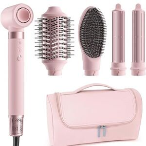 Pink Hair Styling Tool Set.no brush.     D